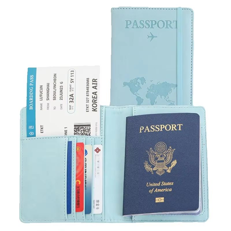 Travel Accessories Gifts For Men - Обложка для паспорта с картой мира