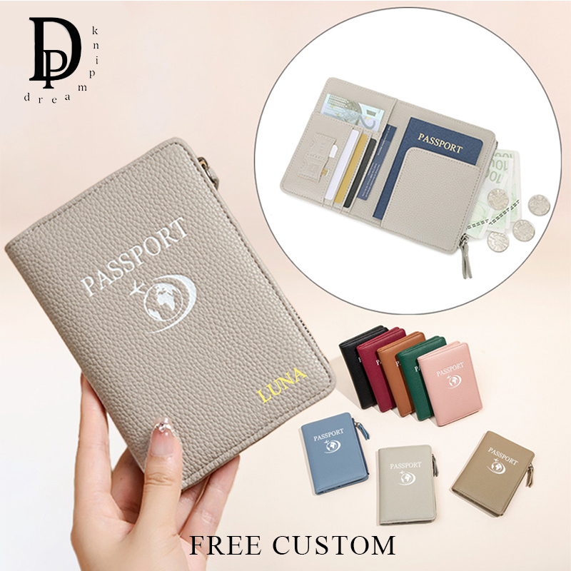 Passport Holder Rfid - Женский RFID-кошелек для паспорта из искусственной