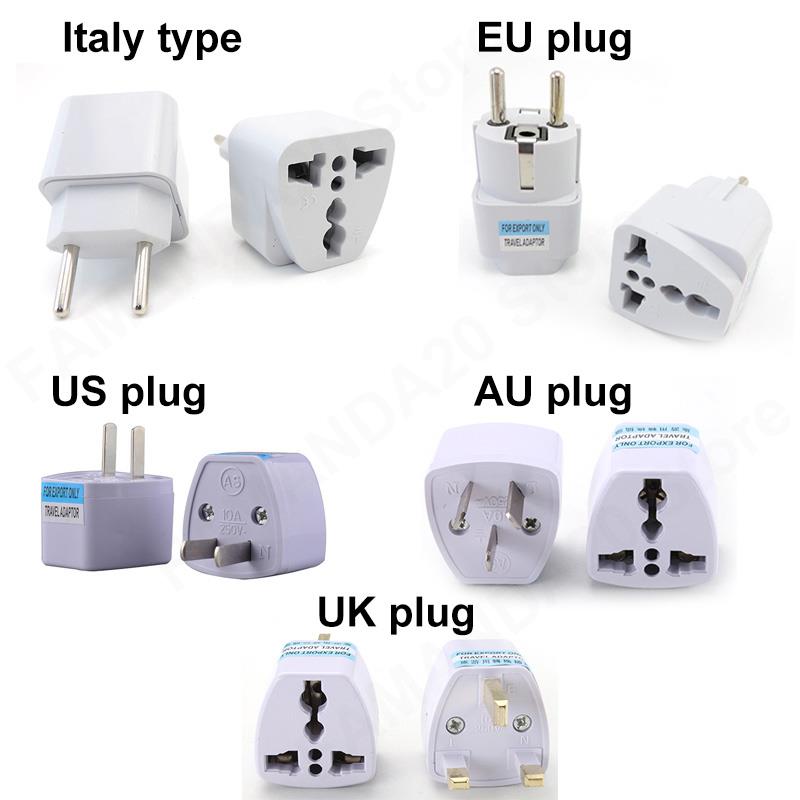 Travel Accessories Europe - Универсальный адаптер для розеток США/Великобритании/Австралии/Германии/Италии, переходник