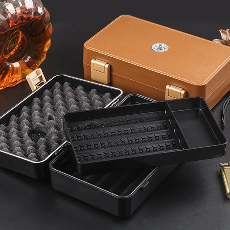 Travel Accessories Gifts For Men - 10 шт., хьюмидор из АБС-пластика, коробка