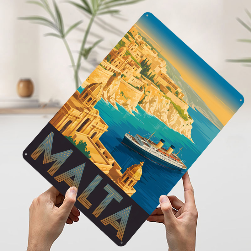 Металлический постер «Путешест – обзор и цена Travel Accessories Malta
