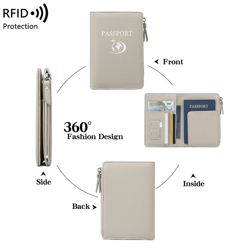 Женский RFID-кошелек для паспо – обзор и цена Passport Holder Rfid