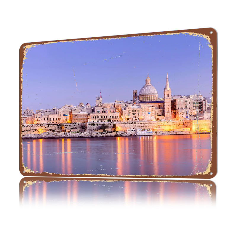 Металлический 3D-постер с текс – обзор и цена Travel Accessories Malta