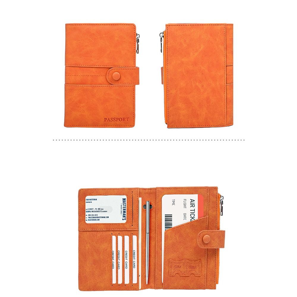 Креативный RFID-кошелек из ПУ- – обзор и цена Passport Holder Rfid